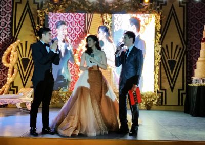 Hosting Janella Salvador's 18th Birthday bash with Robi Domingo